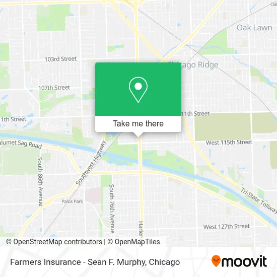 Farmers Insurance - Sean F. Murphy map