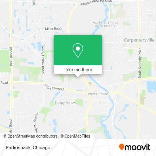 Radioshack map