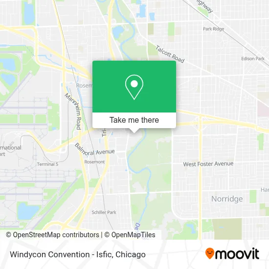 Windycon Convention - Isfic map