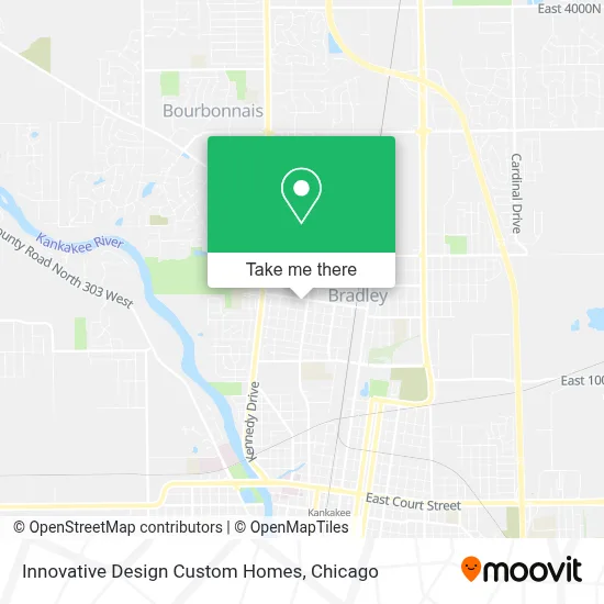 Innovative Design Custom Homes map