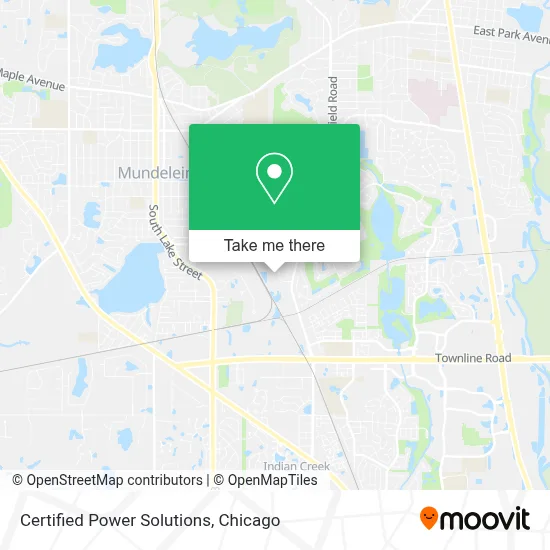 Certified Power Solutions map