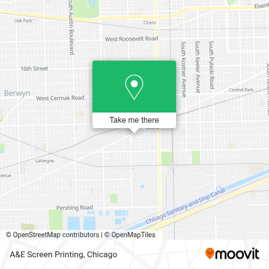 A&E Screen Printing map