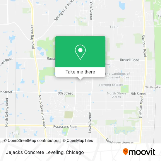 Jajacks Concrete Leveling map