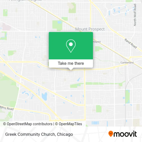 Greek Community Church map