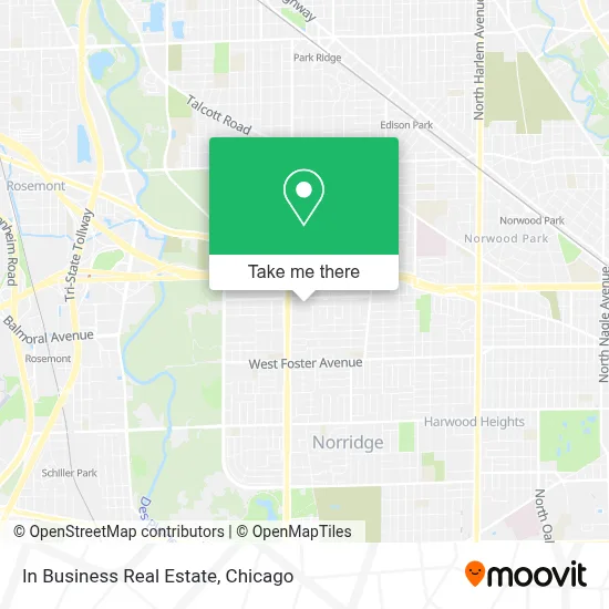 In Business Real Estate map