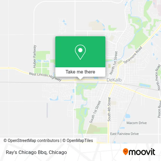 Ray's Chicago Bbq map