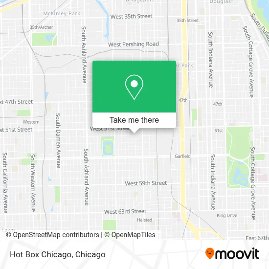 Hot Box Chicago map