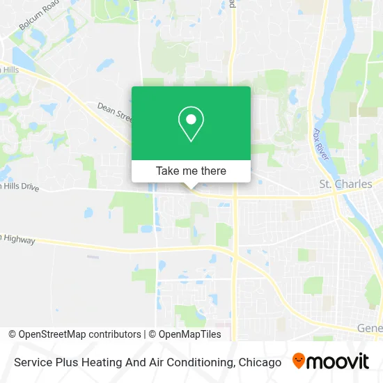Service Plus Heating And Air Conditioning map