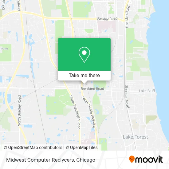 Midwest Computer Reclycers map