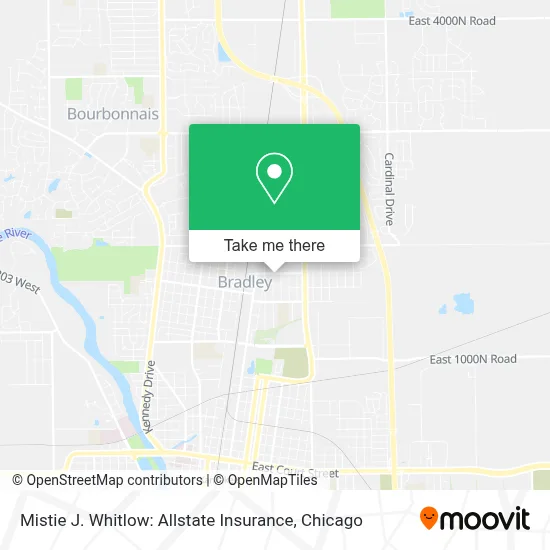 Mistie J. Whitlow: Allstate Insurance map