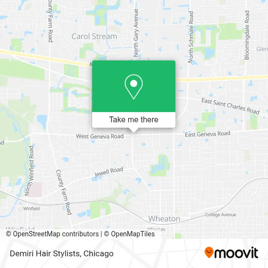Demiri Hair Stylists map