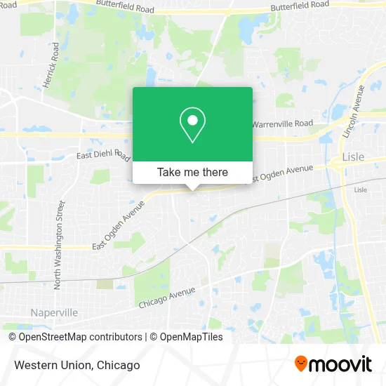 Western Union map