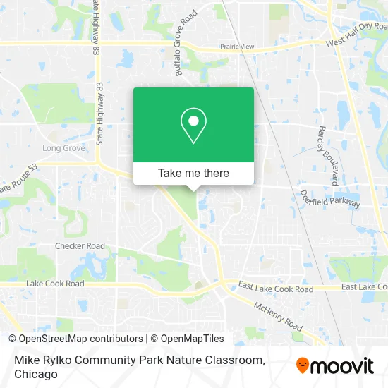 Mike Rylko Community Park Nature Classroom map
