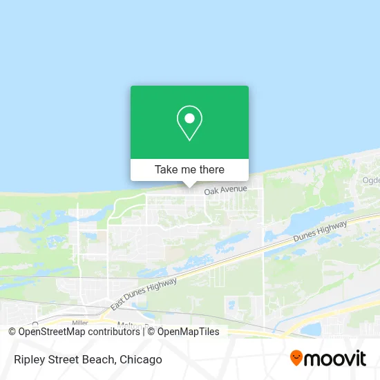 Ripley Street Beach map
