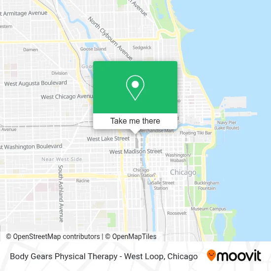 Body Gears Physical Therapy - West Loop map