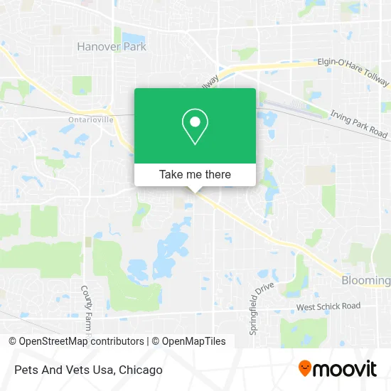 Pets And Vets Usa map