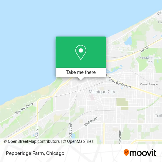 Pepperidge Farm map