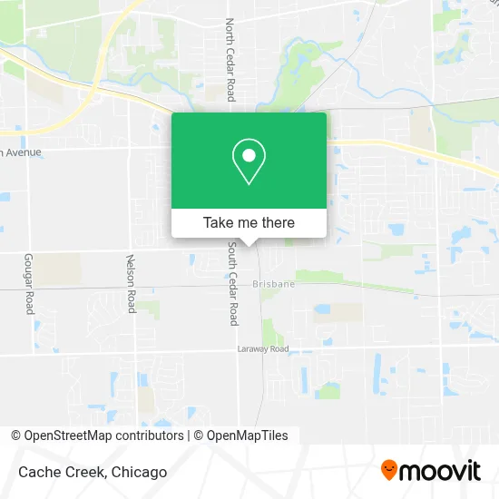 Cache Creek map