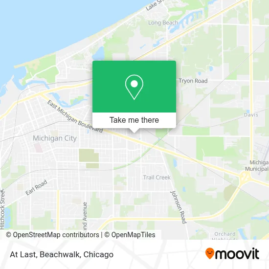 At Last, Beachwalk map