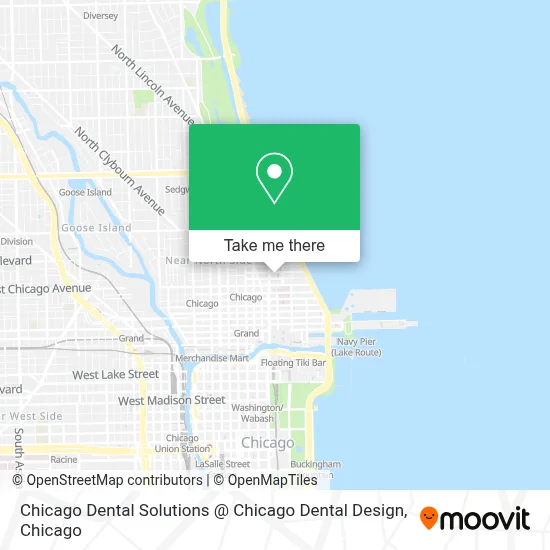 Chicago Dental Solutions @ Chicago Dental Design map