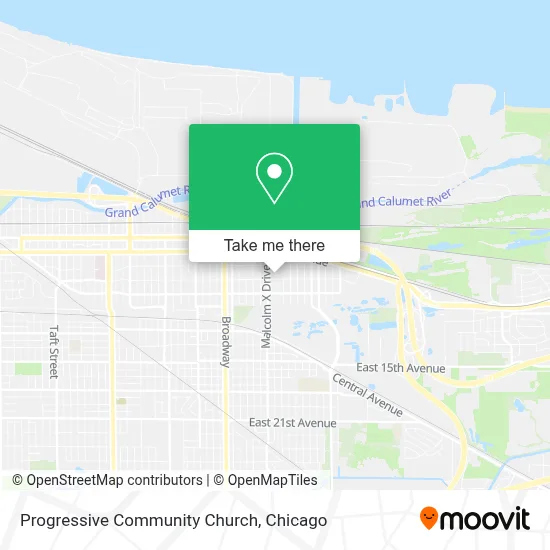 Progressive Community Church map
