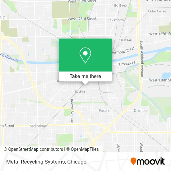 Metal Recycling Systems map