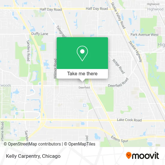 Kelly Carpentry map