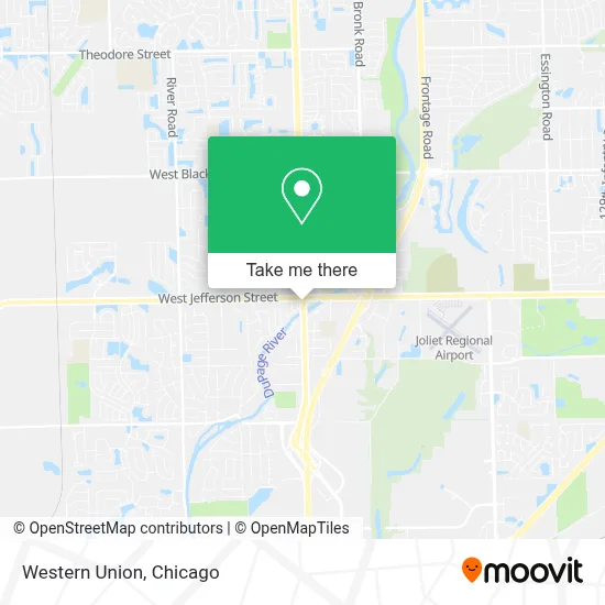 Western Union map