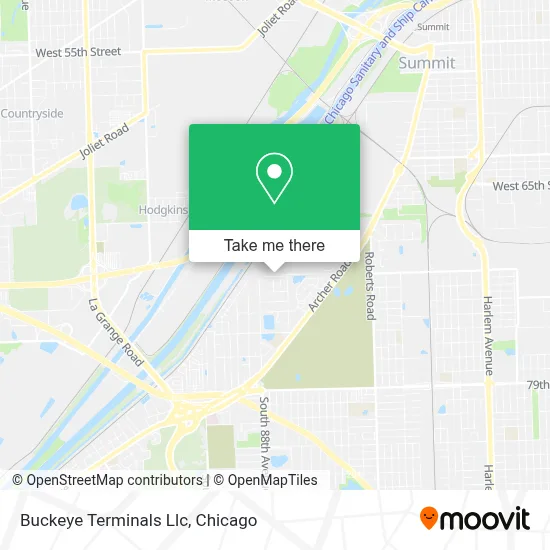 Buckeye Terminals Llc map
