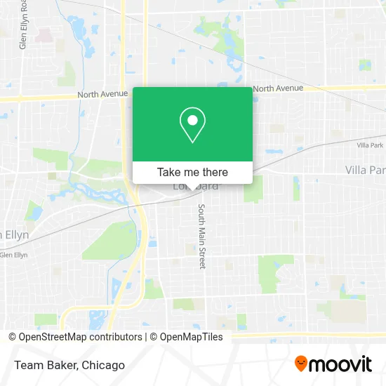 Team Baker map