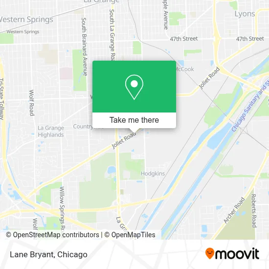 Lane Bryant map