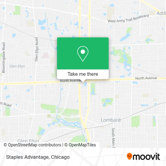 Staples Advantage map