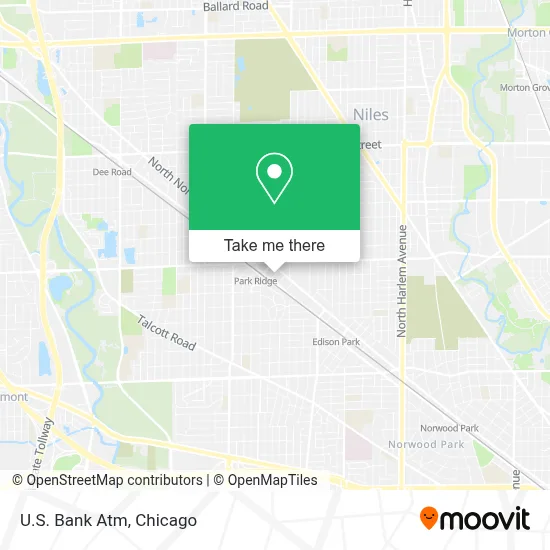 U.S. Bank Atm map