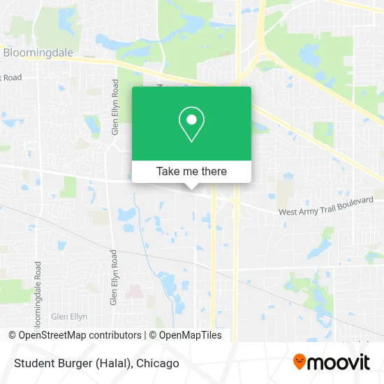 Student Burger (Halal) map