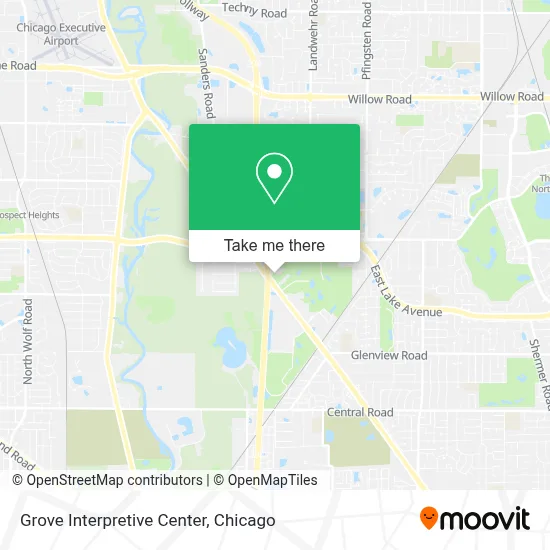 Grove Interpretive Center map