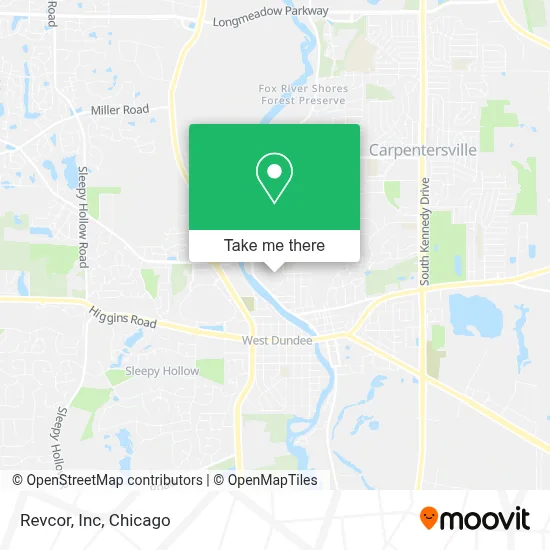 Revcor, Inc map