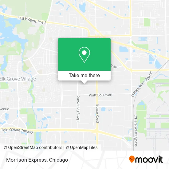 Morrison Express map