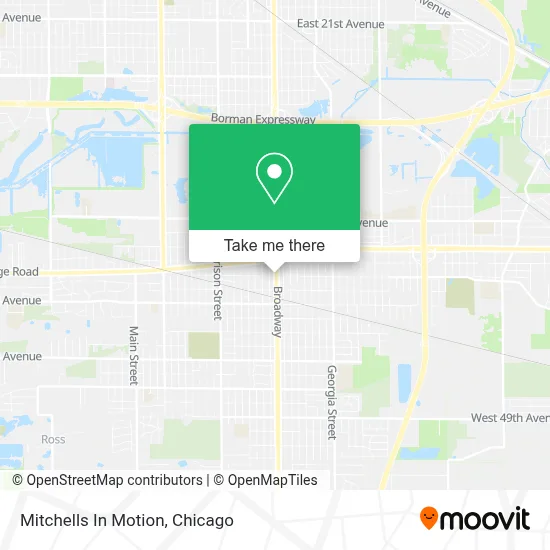 Mitchells In Motion map