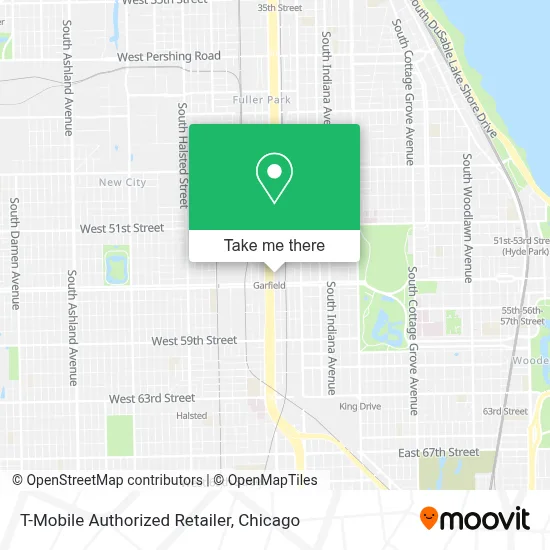 T-Mobile Authorized Retailer map