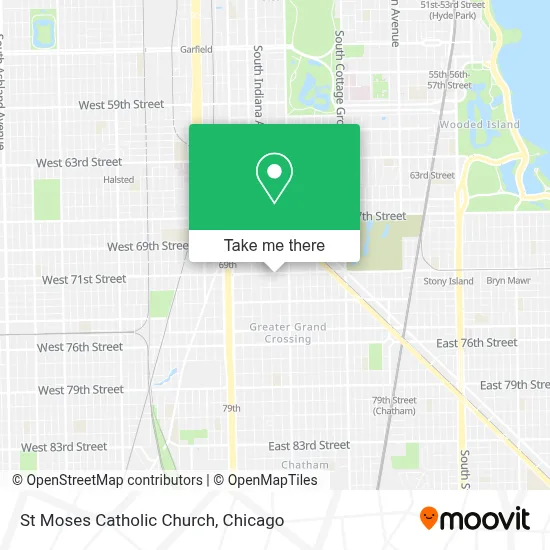 St Moses Catholic Church map
