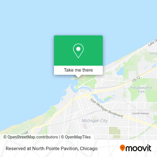 Reserved at North Pointe Pavilion map