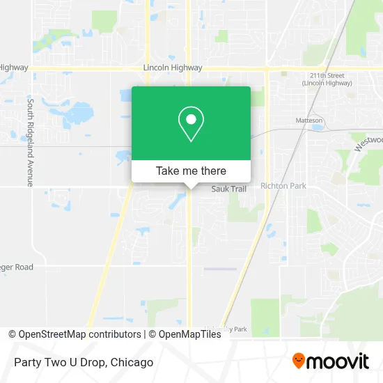 Party Two U Drop map