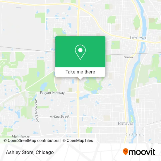 Ashley Store map