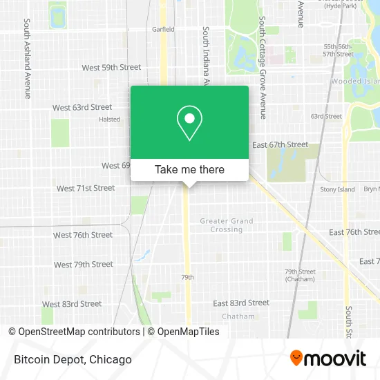 Bitcoin Depot map