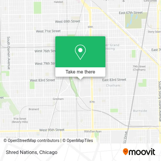 Shred Nations map