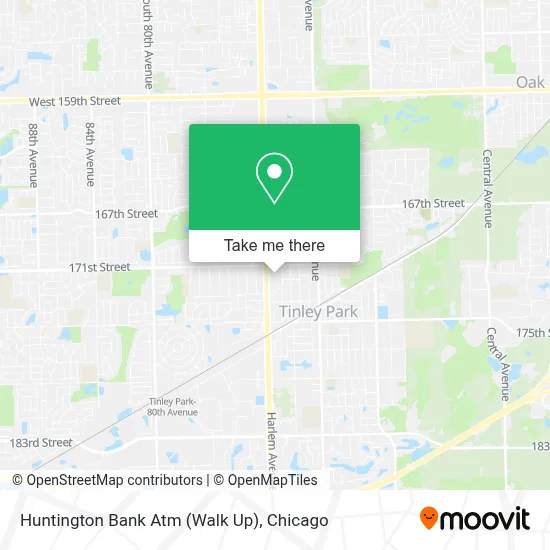 Huntington Bank Atm (Walk Up) map