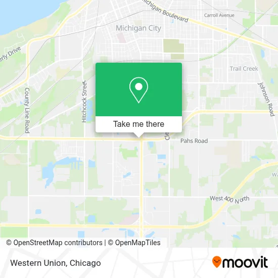 Western Union map