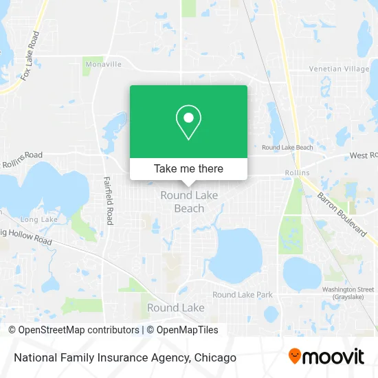 National Family Insurance Agency map