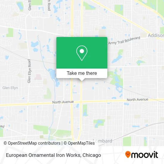 European Ornamental Iron Works map