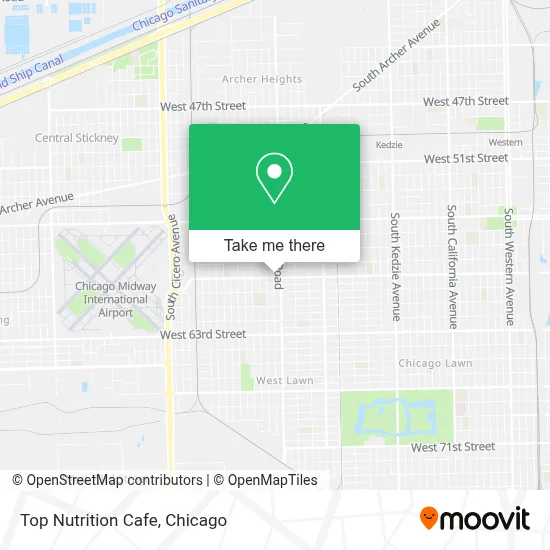 Top Nutrition Cafe map